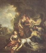 LA FOSSE, Charles de The Finding of Moses (mk05) oil painting